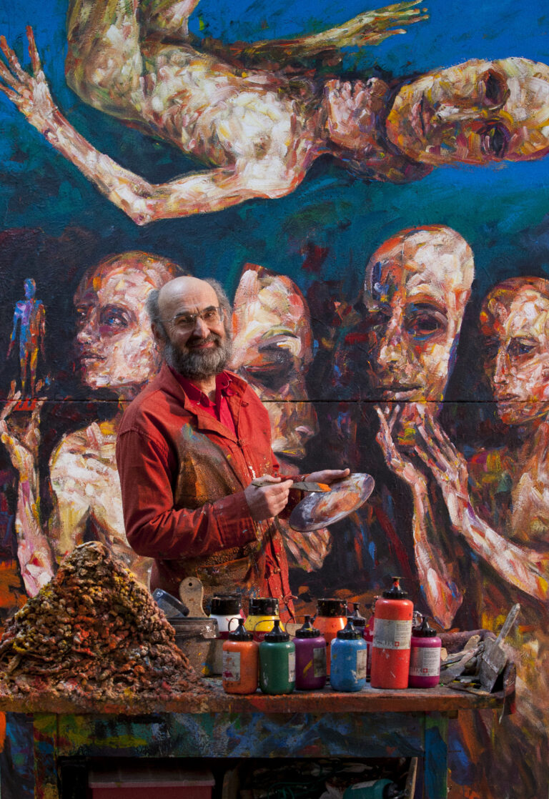 Titus Lerner im Atelier