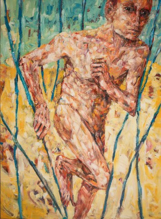 "aus der Konstruktion II", 190 x 140 cm, 2020, IMG 1191