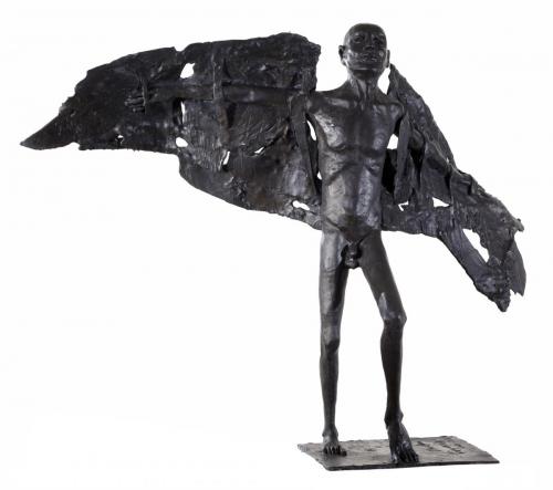 Flugversuch II (Abb.2), 100 cm/120 cm, 2014- IMG 6799