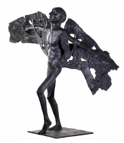 Flugversuch II (Abb.1), 100 cm/120 cm, 2014- IMG 6800