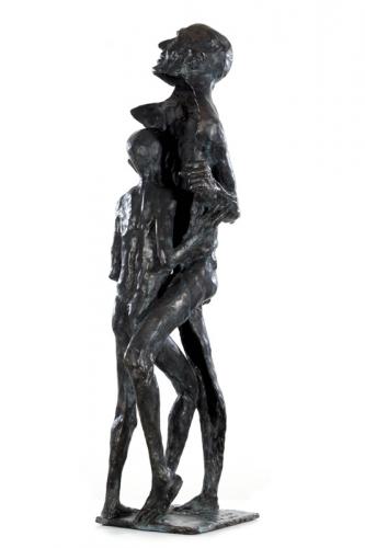 Mit großer Maske II (Abb. 3), 120 cm, 2014- IMG 9780