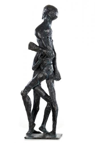 Mit großer Maske II (Abb. 3), 120 cm, 2014- IMG 9781