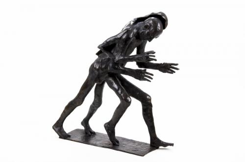 Häutung XI (Abb. 1/2), 78 cm, 2011 - IMG 6126