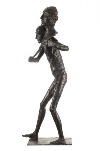  Mit großer Maske IV, 140 cm, 2016 - MG 7242