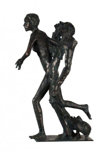 Der Durchbruch (Abb. 2/3), 95 cm, 2018 - MG 9036